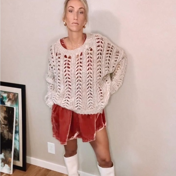 Sweaters - Mango Mojito distressed sweater